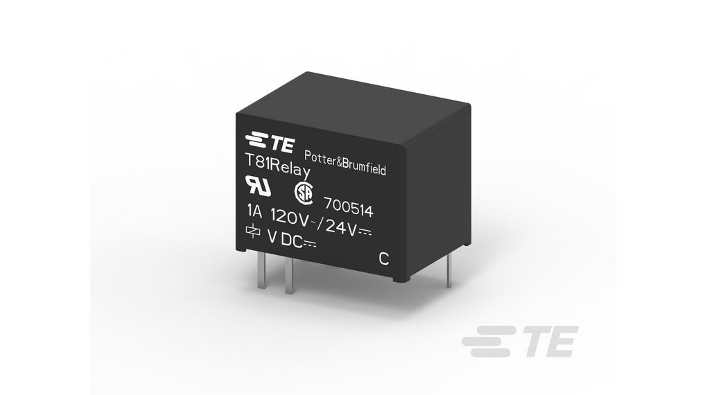 P/Sgnl Relay, SPDT, 2A, Pack of 100 pieces